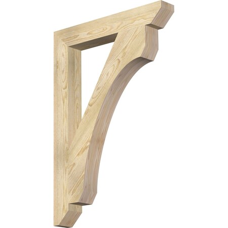 Ekena Millwork Legacy Slat Rough Sawn Bracket, Douglas Fir, 4"W x 28"D x 40"H BKT04X28X40LEC06RDF